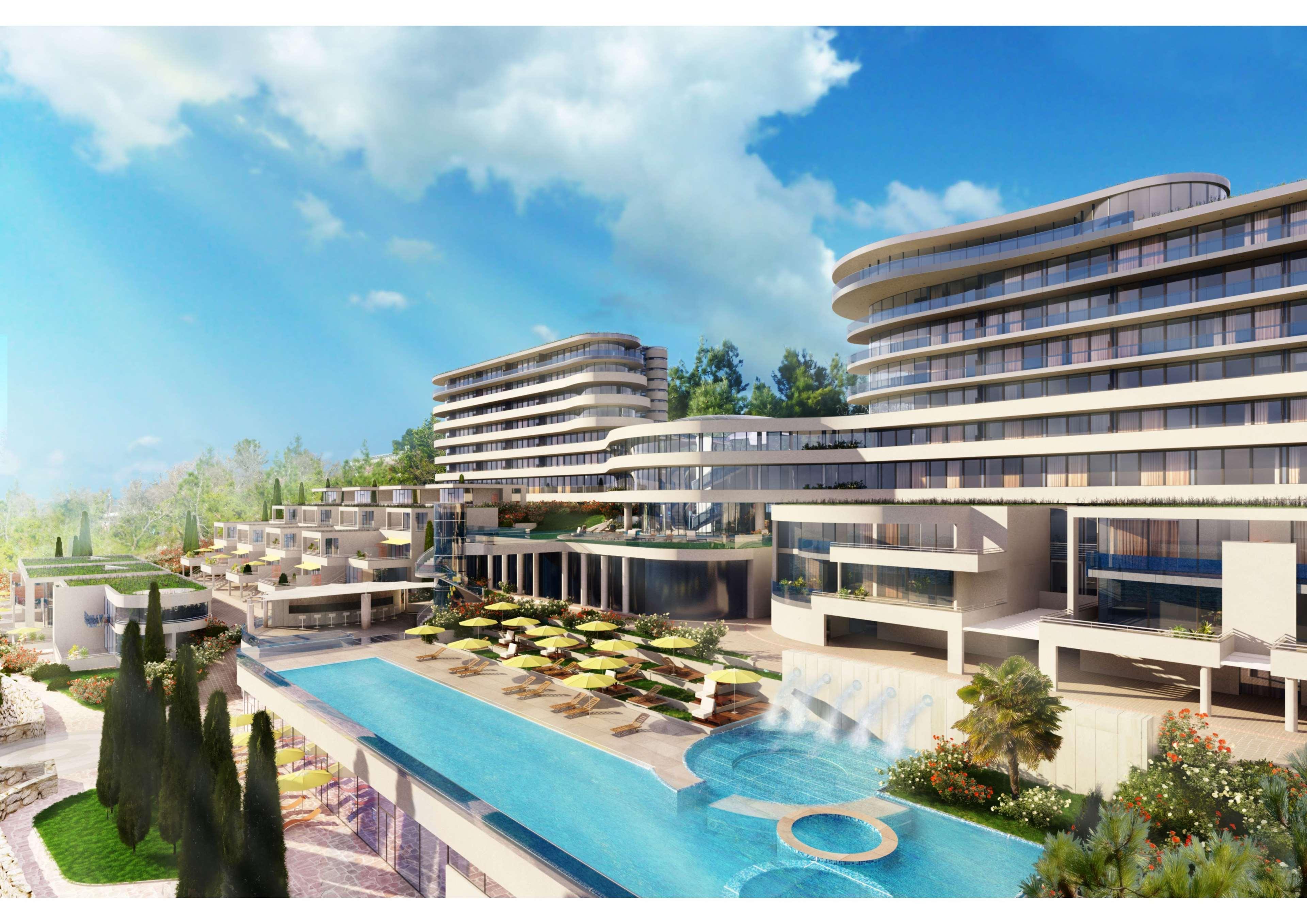 Hilton Rijeka Costabella Beach Resort And Spa エクステリア 写真 The complex