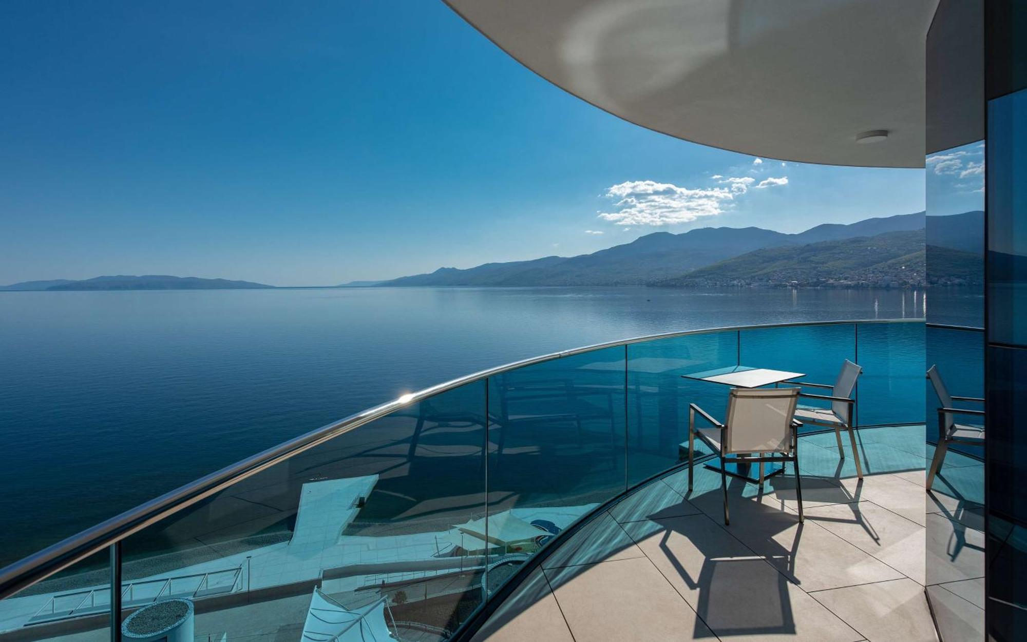 Hilton Rijeka Costabella Beach Resort And Spa エクステリア 写真 View from the balcony of a suite
